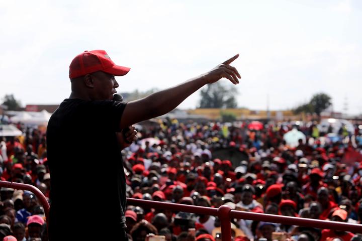 EFF will not only take over the wine farms in Stellenbosch, it will drink  the wine, says Malema